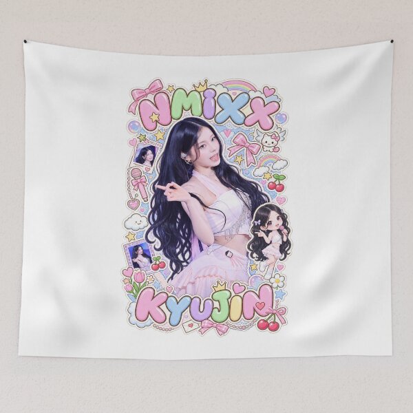 Item preview, KYUJIN NMIXX Heavy Serenade Fanart – Cute Kpop Sticker Design designed and sold by Valereekmerch.