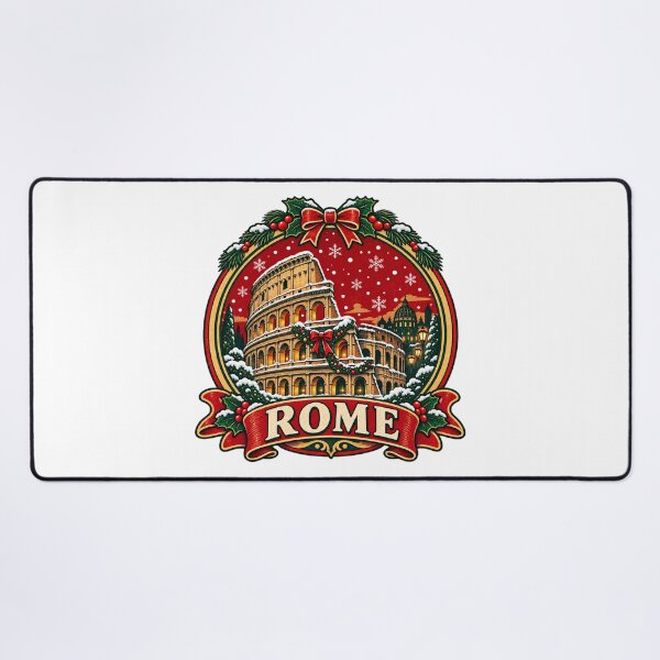 Item preview, Rome Christmas Shirt – Vintage Colosseum Winter Retro Travel Design designed and sold by Globalcitytees.