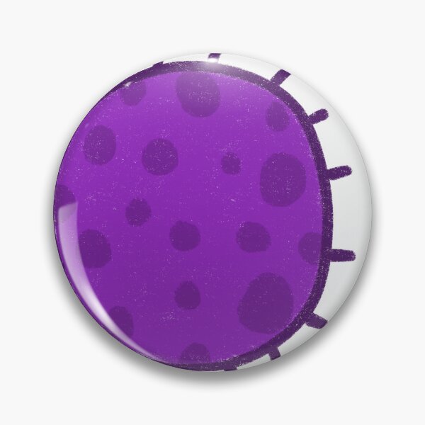 Item preview, Cute Purple Virus Cell Illustration - Hand Drawn Germ Art designed and sold by somimalikkk.