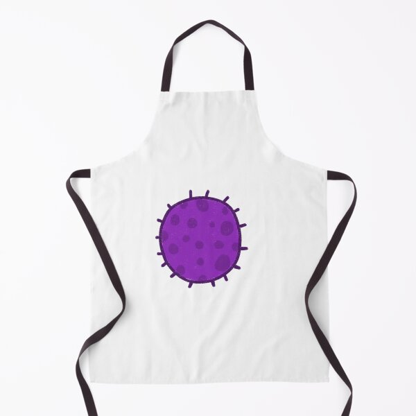 Item preview, Linda ilustración de célula de virus morado - Arte de gérmenes dibujado a mano designed and sold by somimalikkk.