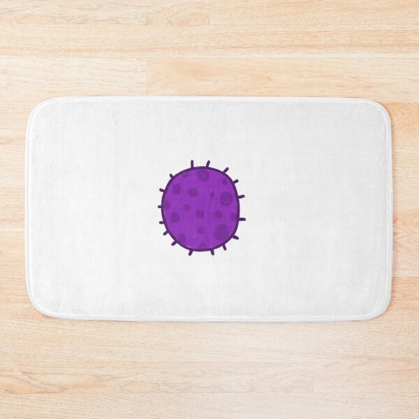 Item preview, Cute Purple Virus Cell Illustration - Hand Drawn Germ Art designed and sold by SomiMotion.