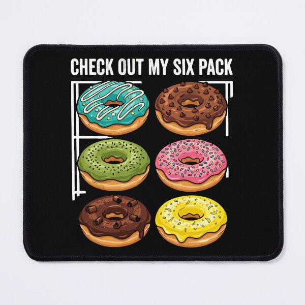 Item preview, Check Out My Six Pack Funny Donut Lover Foodie Joke Humor designed and sold by SofiBlair.