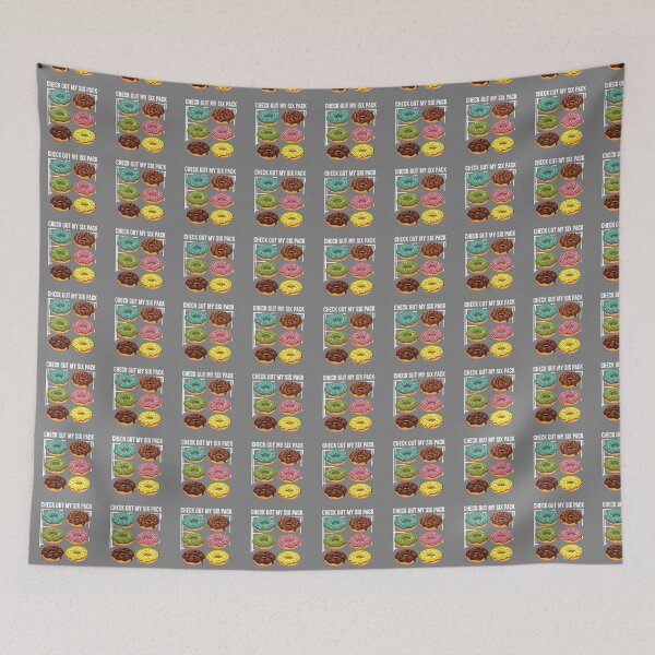Item preview, Check Out My Six Pack Funny Donut Lover Foodie Joke Humor designed and sold by SofiBlair.