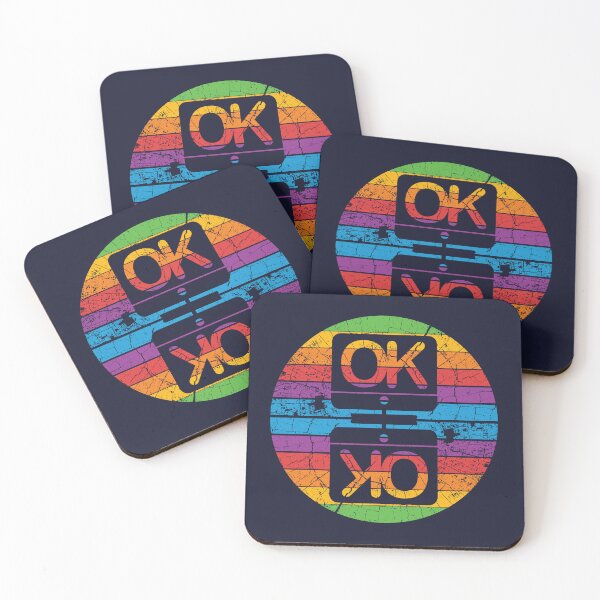 Item preview, Computer Says OK Retro Rainbow Screen Design designed and sold by unrealindeed.