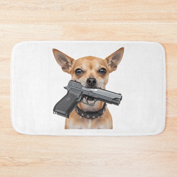 Item preview, Chihuahua With Gun designed and sold by loera-emelina.