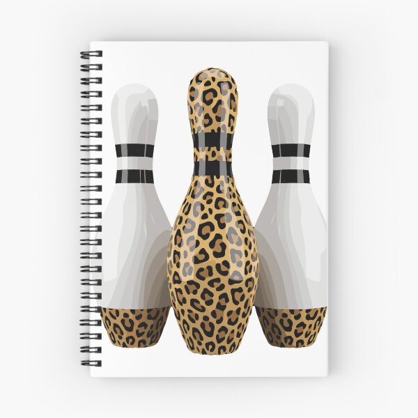 Item preview, Leopard Print Bowling Pins Bowler designed and sold by SofiBlair.