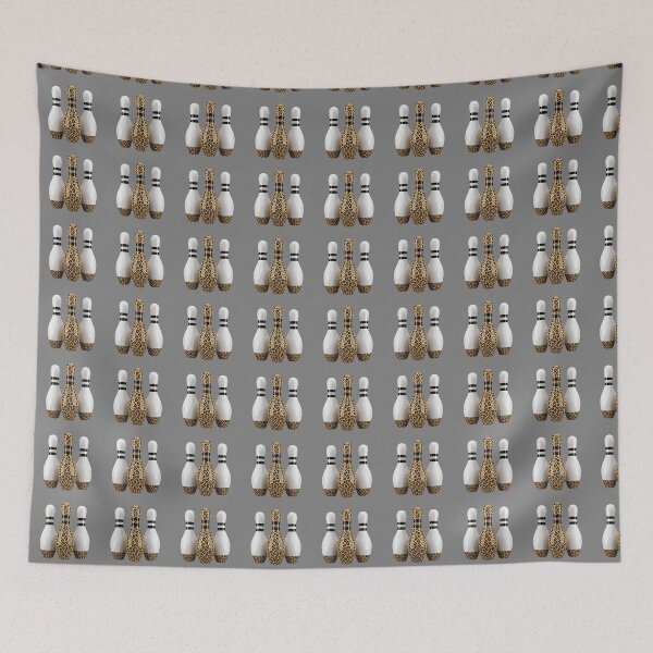 Item preview, Leopard Print Bowling Pins Bowler designed and sold by SofiBlair.