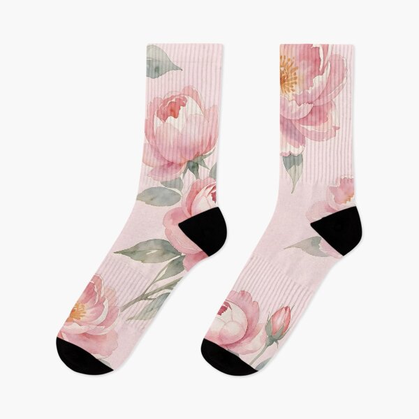 Item preview, Watercolor Pink Peonies – Elegant Pastel Floral Pattern designed and sold by ZanyPaintbrush.