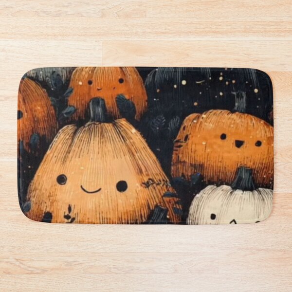Item preview, Cute Pumpkin Crowd Pattern — Spooky Kawaii Halloween Print designed and sold by LYAN-STORE.