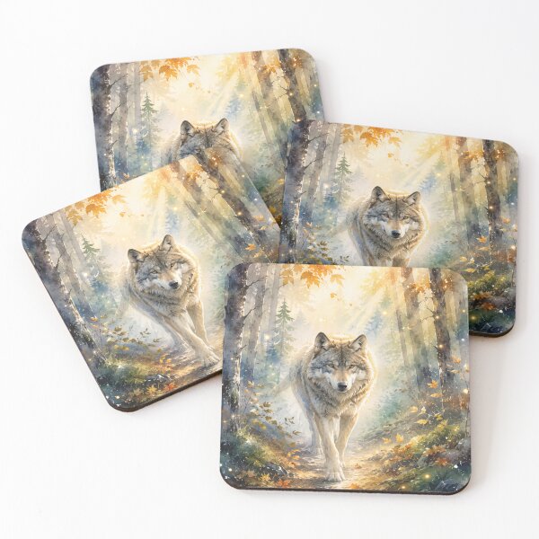 Item preview, Wolf in the forest designed and sold by LosthopeCreations.