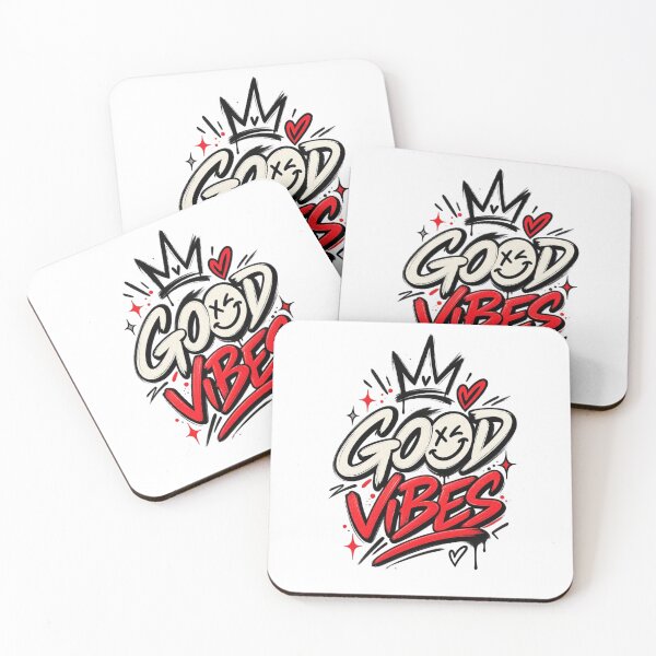 Item preview, Good Vibes Gen Z Retro Graffiti Typography designed and sold by LarkLeaf.