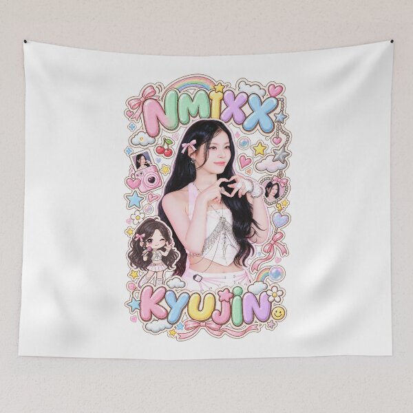 Item preview, Kyujin NMIXX NSWER Design – Heavy Serenade Pastel Fanart designed and sold by Valereekmerch.
