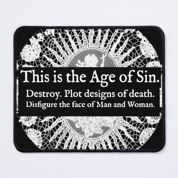 Item preview, This Is The Age Of Sin designed and sold by weirdove.