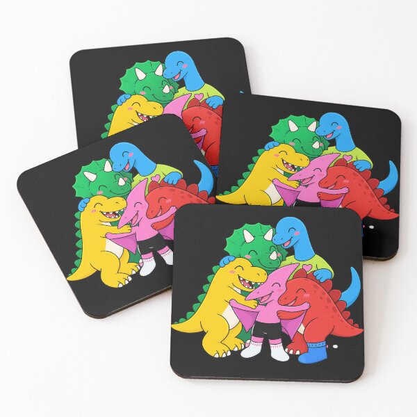 Item preview, Cute Dinosaur Friends Squad T-Shirt designed and sold by TOLDWAYTSHIRT.