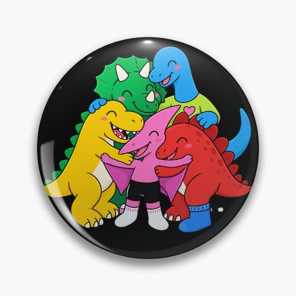 Item preview, Cute Dinosaur Friends Squad T-Shirt designed and sold by TOLDWAYTSHIRT.