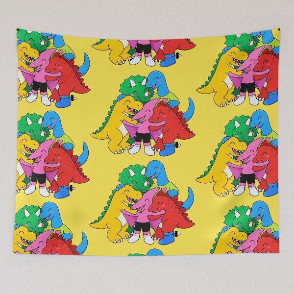 Item preview, Cute Dinosaur Friends Squad T-Shirt designed and sold by TOLDWAYTSHIRT.