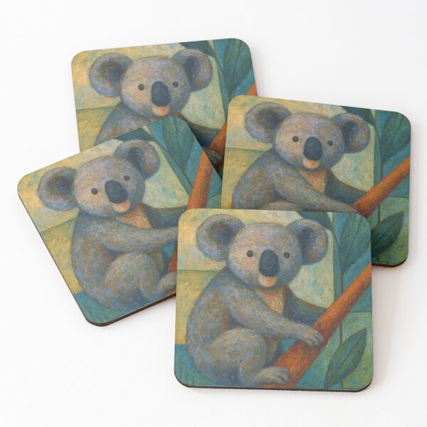 Item preview, Koala Portrait – A Wildlife Painting designed and sold by GalleryKauffeld.