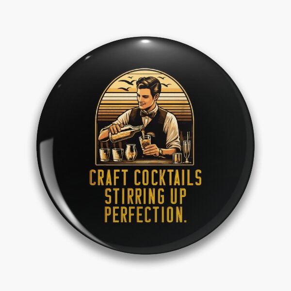 Item preview, Craft Cocktails Stirring Up Perfection Bartender Art designed and sold by dargarhhodo.