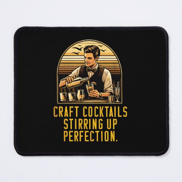 Item preview, Craft Cocktails Stirring Up Perfection Bartender Art designed and sold by dargarhhodo.