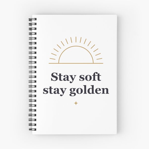 Item preview, Stay Soft Stay Golden — Golden Hour Sun Affirmation designed and sold by Kioraglow.