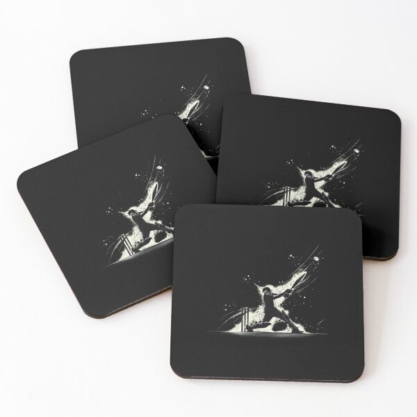 Item preview, Cricket Batsman Action Spray Paint Art designed and sold by ironsumjindra.