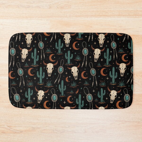 Item preview, Gothic Western Desert Skull Seamless Pattern Design designed and sold by Fanverse Merchandise.