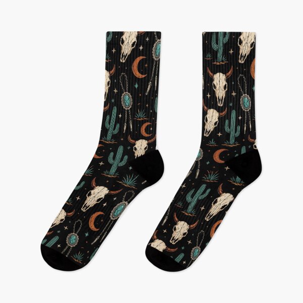Item preview, Gothic Western Desert Skull Seamless Pattern Design designed and sold by Fanverse Merchandise.