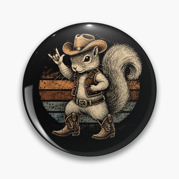 Item preview, Retro Cowboy Squirrel Wild West Western Adventure designed and sold by Moizento.