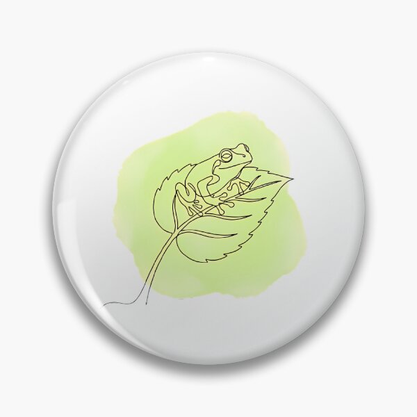 Item preview, Tree Frog on Leaf Line Art Cute Frog Lover Gift designed and sold by GTFullShop.