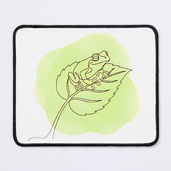 Item preview, Tree Frog on Leaf Line Art Cute Frog Lover Gift designed and sold by GTFullShop.