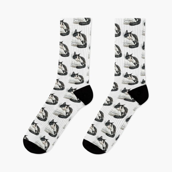Item preview, Cat | Black & White Cat | Minimal Pet Aesthetic Art designed and sold by Mandayartstudio.