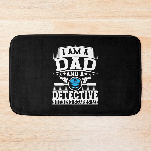 Item preview, Dad Detective Nothing Scares Me Police Badge Pistols designed and sold by dargarhhodo.