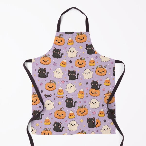 Item preview, Cute Halloween Pumpkin Ghost Seamless Pattern Design designed and sold by Fanverse Merchandise.