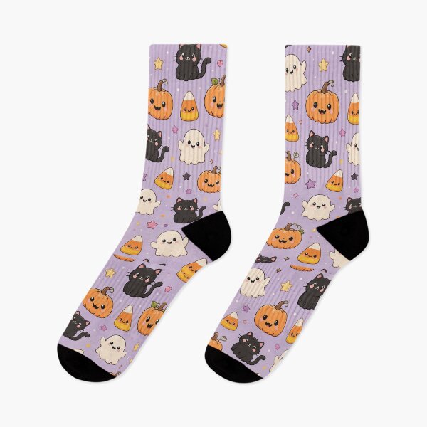 Item preview, Cute Halloween Pumpkin Ghost Seamless Pattern Design designed and sold by Fanverse Merchandise.