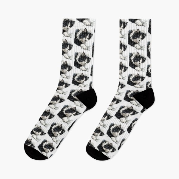 Item preview, Cat | Black & White Cat | Minimal Pet Aesthetic Art designed and sold by Mandayartstudio.