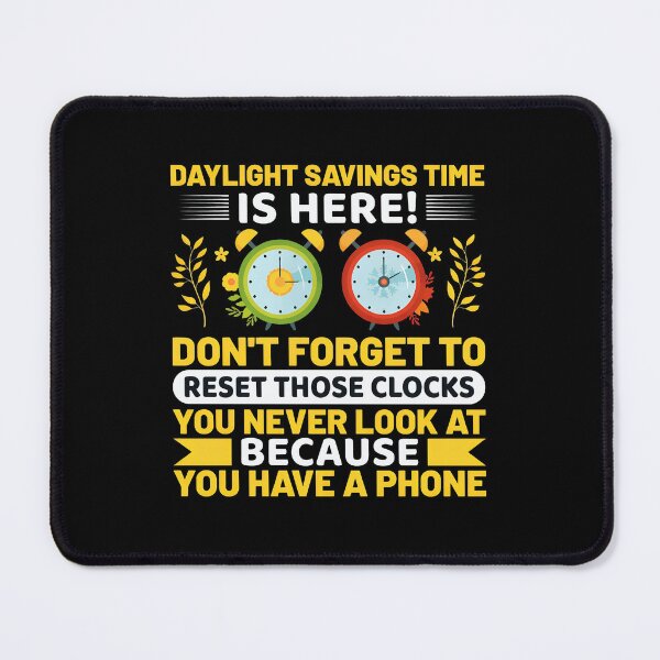 Item preview, Daylight Savings Time Humor Alarm Clock Phone designed and sold by ironsumjindra.