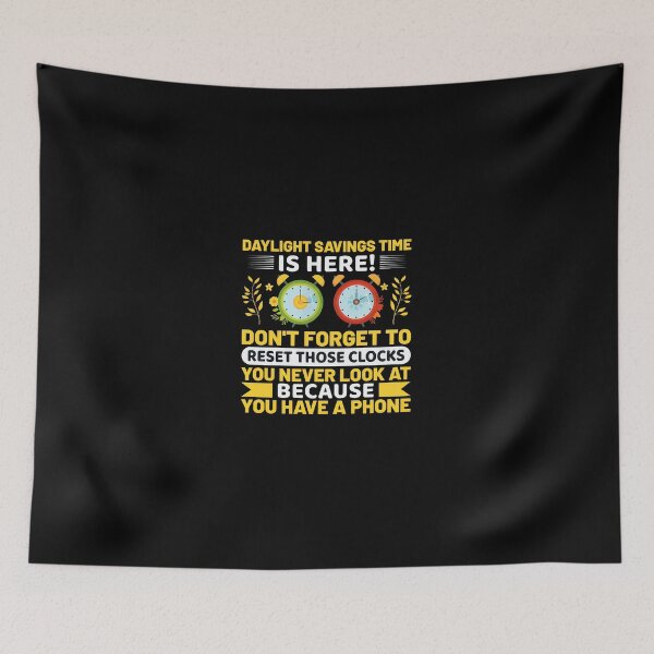 Item preview, Daylight Savings Time Humor Alarm Clock Phone designed and sold by ironsumjindra.