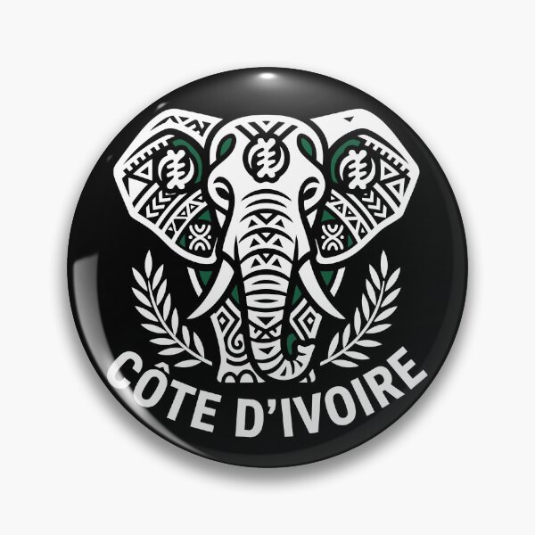 Item preview, Cote d'Ivoire Elephant Tribal Art Ivory Coast designed and sold by crouchingpixel.
