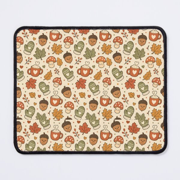 Item preview, Cozy Autumn Doodle Seamless Pattern Cute Fall Design designed and sold by Fanverse Merchandise.
