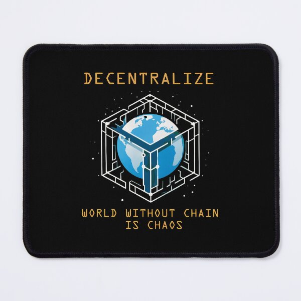 Item preview, Decentralize World Without Chain Is Chaos Globe designed and sold by ClayMontgomery.