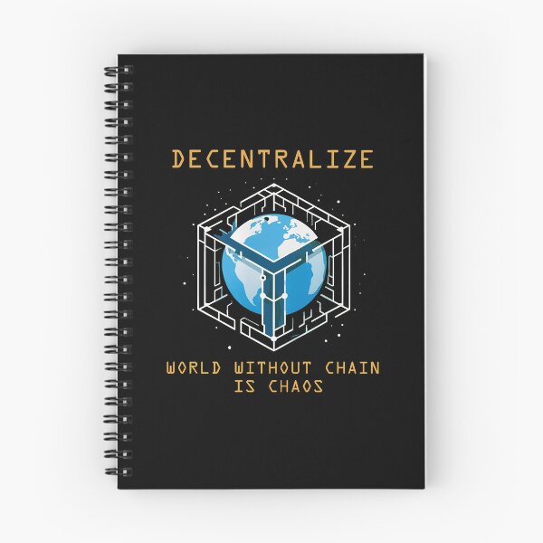 Item preview, Decentralize World Without Chain Is Chaos Globe designed and sold by ClayMontgomery.
