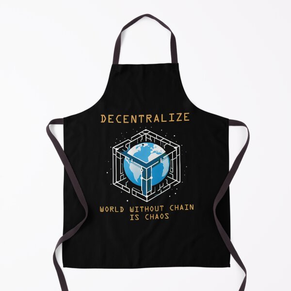 Item preview, Decentralize World Without Chain Is Chaos Globe designed and sold by ClayMontgomery.
