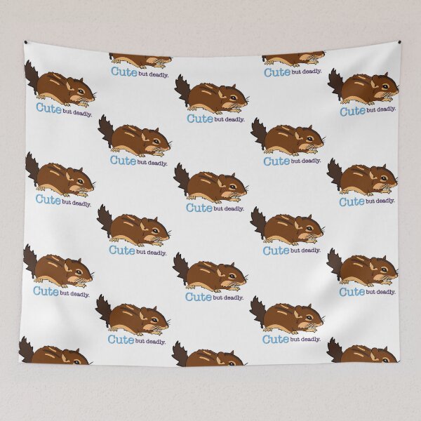 Item preview, Cute But Deadly Chipmunk designed and sold by loera-emelina.