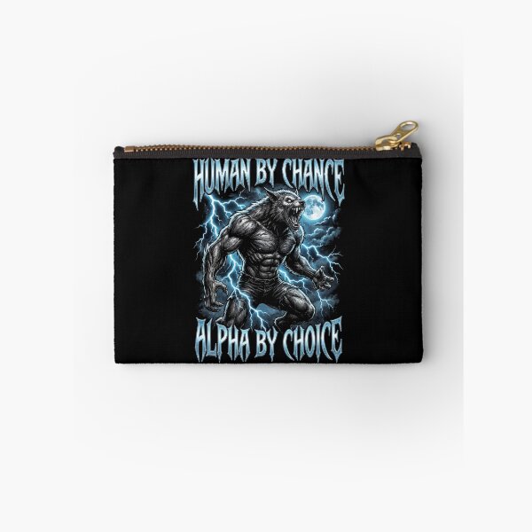 Item preview, Funny Alpha Wolf Meme Human By Chance Alpha Choice  designed and sold by MOONE FLOWER.