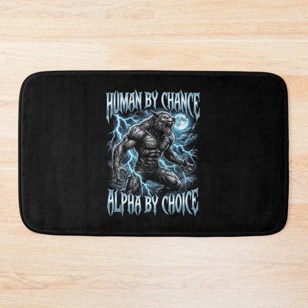 Item preview, Funny Alpha Wolf Meme Human By Chance Alpha Choice  designed and sold by MOONE FLOWER.