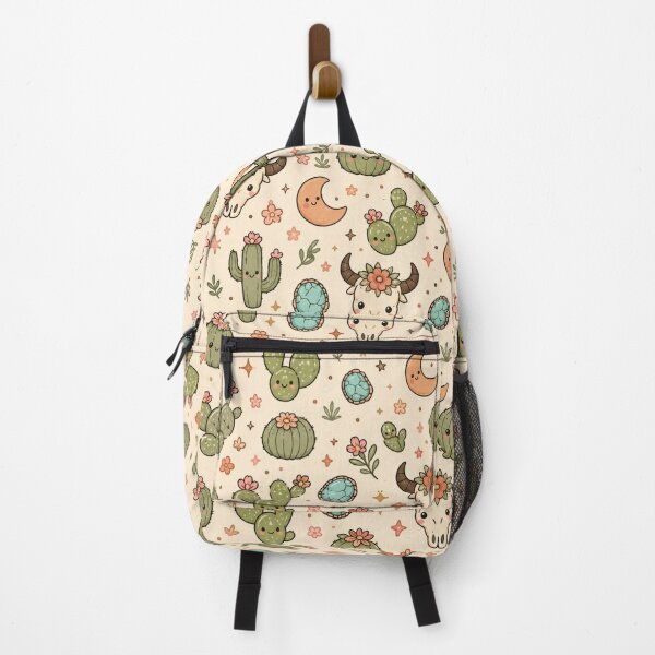 Item preview, Cute Desert Skull Cactus Seamless Pattern Design designed and sold by Fanverse Merchandise.