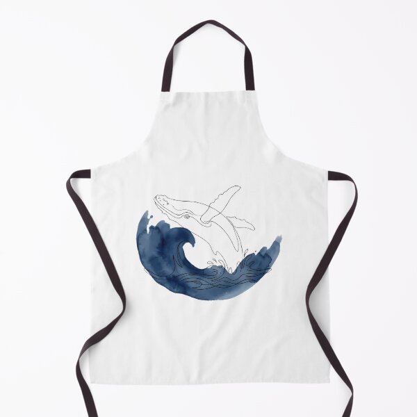 Item preview, Humpback Whale Wave Line Art Ocean Lover Gift designed and sold by GTFullShop.