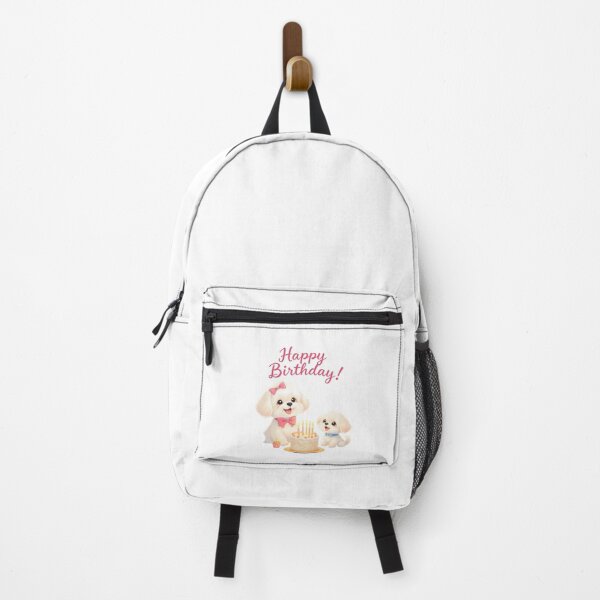 Item preview, Cute Maltese Dog Happy Birthday Art designed and sold by Kedspicedesign.