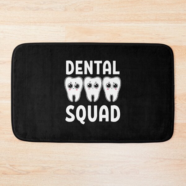Item preview, Dental Squad Cute Cartoon Teeth Funny Dentist Hygienist Gift designed and sold by ClayMontgomery.