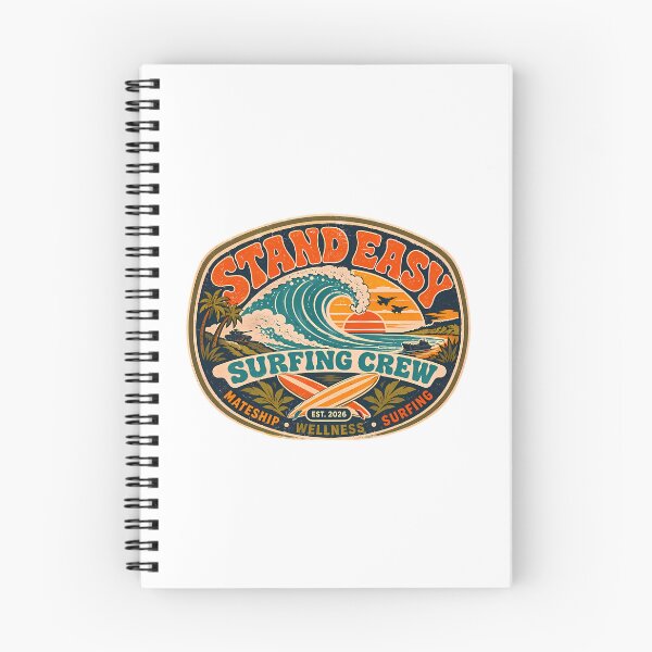 Item preview, Stand Easy Veteran Surf Club Logo Sunshine Coast - Craig'S Retro Horizontal Variant designed and sold by baleigh-mallon.